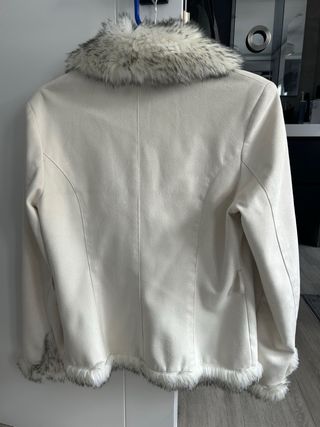 Chaqueta Fascinate con pelo beige
