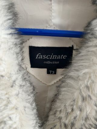 Chaqueta Fascinate con pelo beige