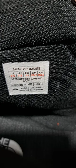 Scarponi The North Face impermeabili blu