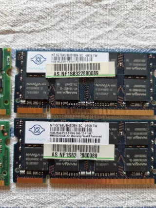 RAM DDR2 1GB Corsair Hynix Nanya