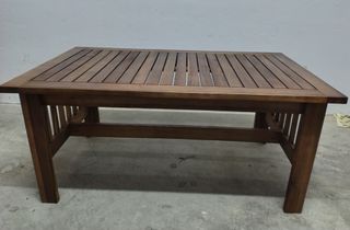 Mesa Centro de jardín Madera Maciza Acacia