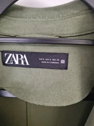 Chaqueta Zara Verde