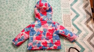 Piumino neonato primavera cuori