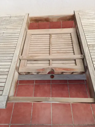 Mesa de madera Extensible para exterior + Regalo