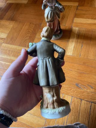 2 Figuras Coleccionables Pareja, pintadas a mano