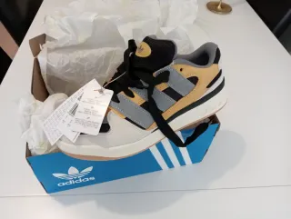 Adidas Forum 2000 Beige/Negro/Gris/Amarillo