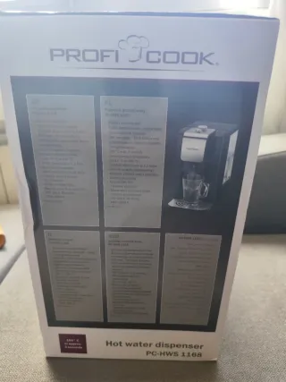 ProfiCook Calentador de Agua PC-HWS 1168