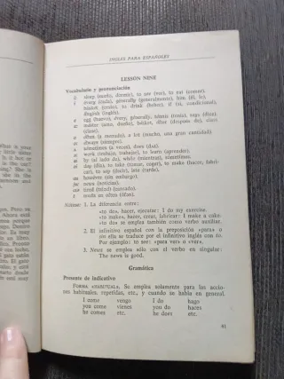 Inglés para Españoles curso elemental