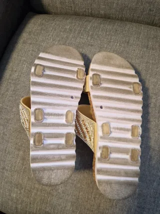 Sandalias Graceland Talla 37 Doradas