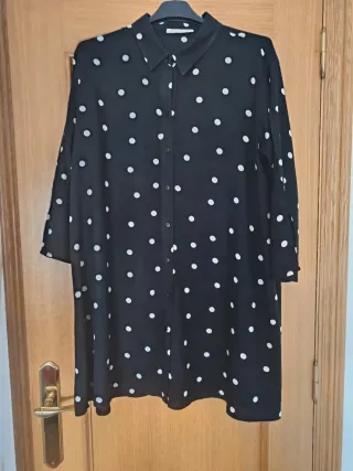 Vestido camisero lunares Lefties T-M