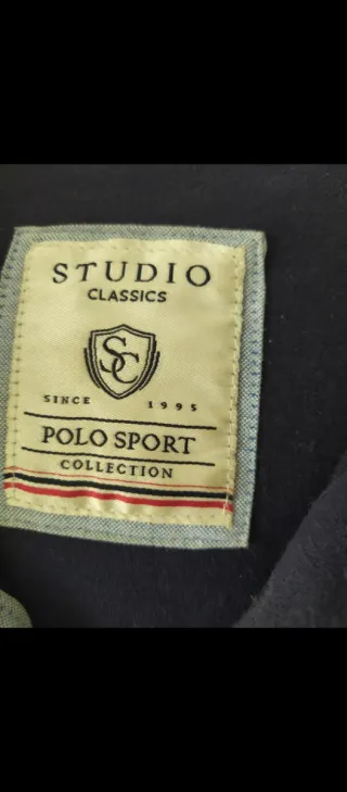 Polo manga larga caballero azul con dibujitos