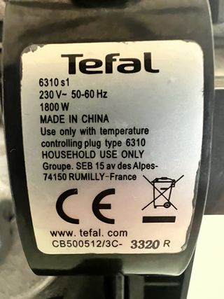 Plancha Eléctrica Tefal Compact 1800W