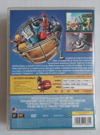 DVD Robots Película Animada Familiar Español