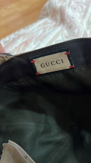 Gorra Gucci Marrón y Verde
