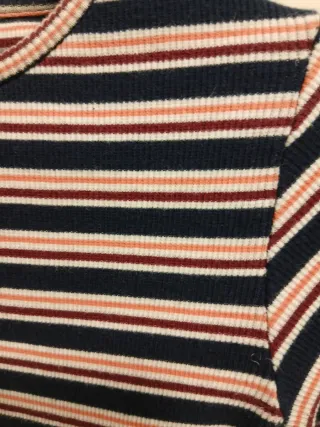 Pull and Bear S Camiseta Rayas Manga Larga