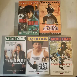 Pack 5 Películas VHS Jackie Chan