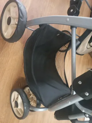 Carrito gemelar para muñecas MIYO