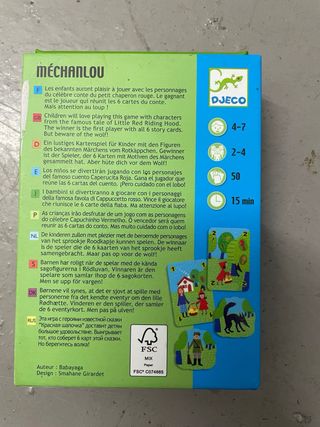 Juego de mesa Méchanlou Djeco 4-7 años