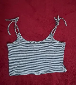 Top de tirantes a rayas