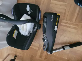 Cuco coche con Isofix y funda algodón