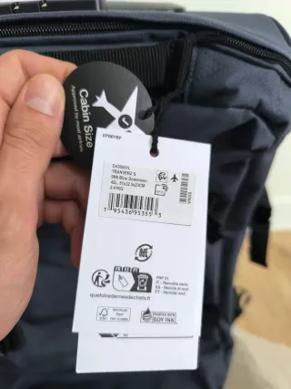 Eastpak Maleta Cabina 42L Azul Gris