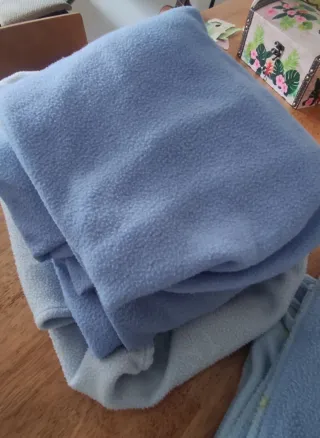 Sábanas de franela y fleece. Cama 190cm.