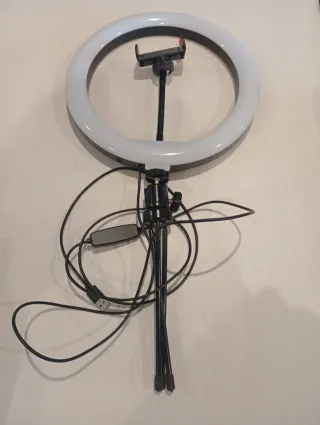 Aro de Luz LED con Soporte para Móvil