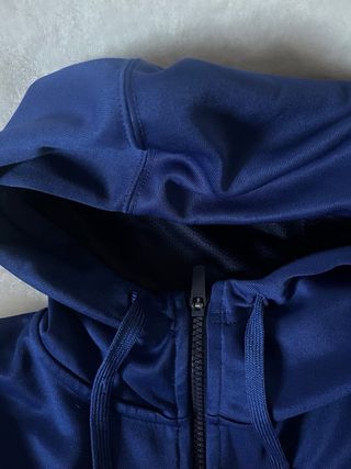 Felpa Nike con zip blu