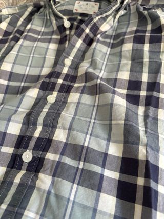 Camisa de cuadros hombre