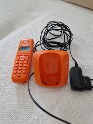 Teléfono fijo Gigaset naranja