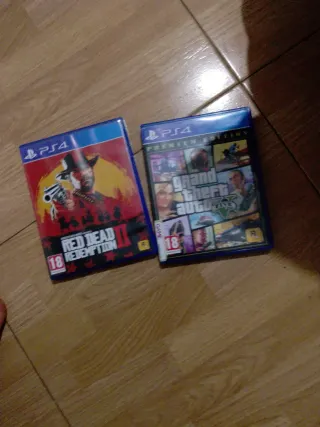 PS4 Red Dead Redemption 2 y GTA V