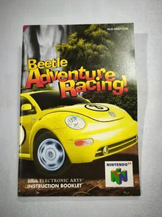✨Manual Beetle Adventure Racing ☢️ Nintendo 64✨