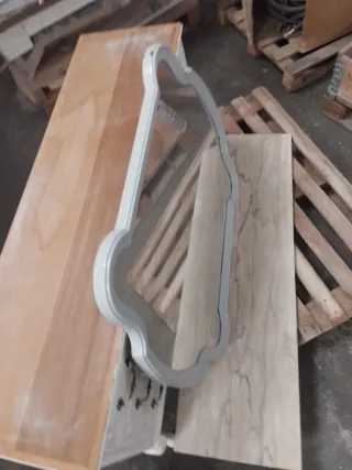 Mueble antiguo tocador mármol y madera