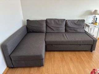 Sofá Cama Gris Friheten Ikea