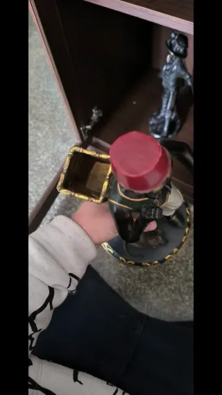 Figura Vintage Orientalista Joven con Mono