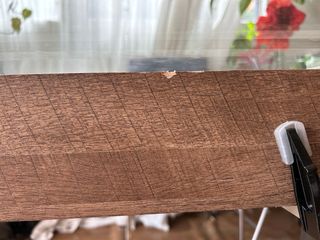 Mesa de salón cristal y metal