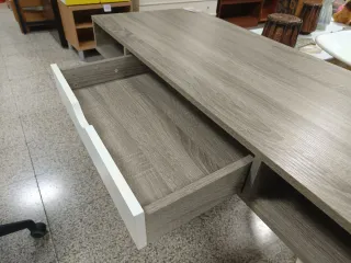 Escritorio moderno madera y metal
