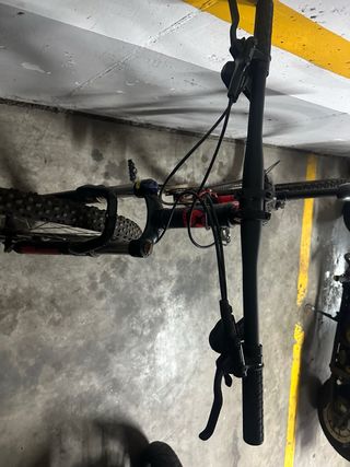 Bicicleta 29 Negra y Roja