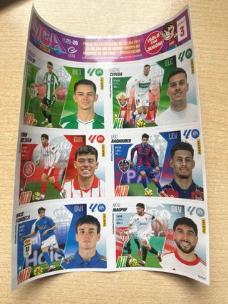 Cromos Revista Jugon Marzo Liga Este 25-26 Panini