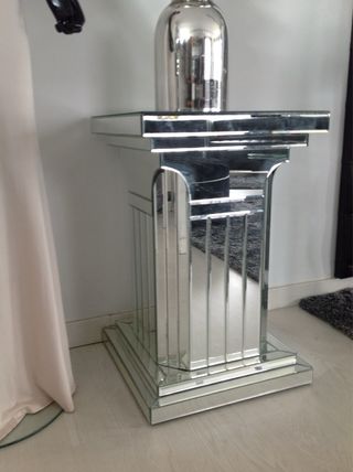 Puff Ovalado Negro Terciopelo