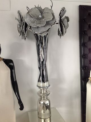 Puff Ovalado Negro Terciopelo