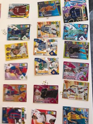 Lote cartas fútbol: Xavi, Pedri, Rodrygo, Modric