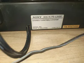 Tocadiscos Sony PS-LX49P Negro