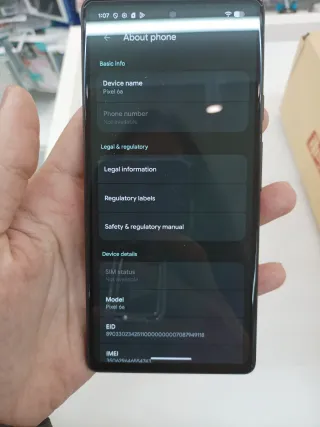 Google Pixel 6A Gris/Blanco