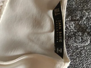 Blusas blancas mujer manga acampanada