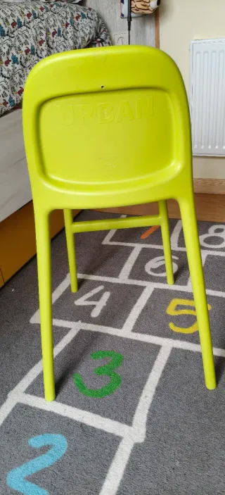 Silla alta infantil Ikea verde