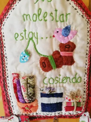 Panel No Molestar de Patchwork