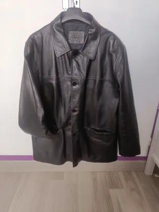 Chaqueta de cuero hombre