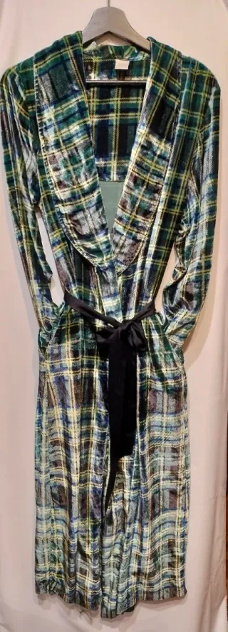 Pijama LOHE verde botella mujer regalo bata