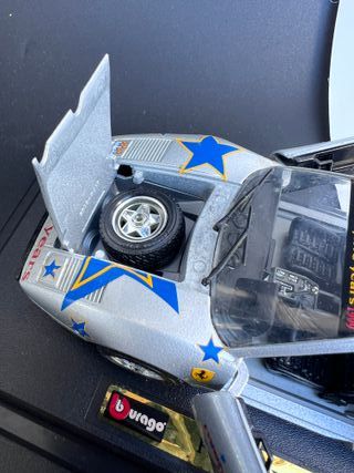 FERRARI GTO( 1984 ) 1/24 BURAGO , CON CAJA ANTIGUA